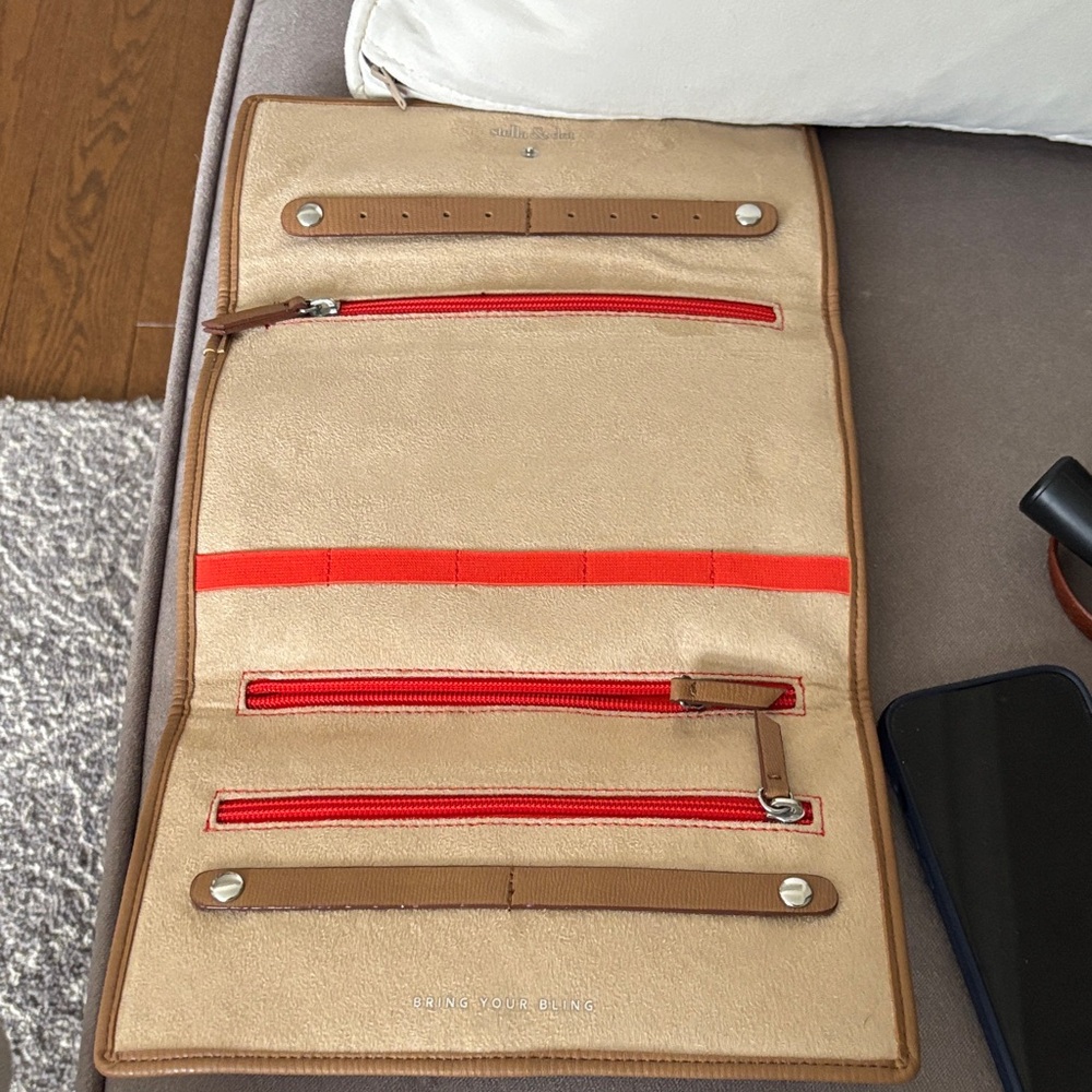 Stella & Dot Multicolor Striped Jewelry Holder Bring Your Jewelry - Picture 4 of 4